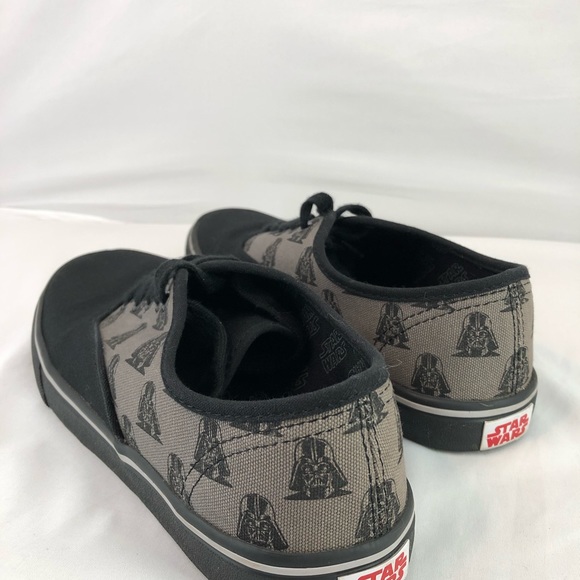 Disney Star Wars Darth Vader Shoe Men Sz 8 Black Skate Board Skater 8101 BKCC - Picture 10 of 13